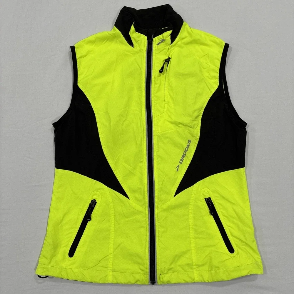 Brooks Shelter Technology‎ Running Vest Women's M High Visibility Neon Yellow